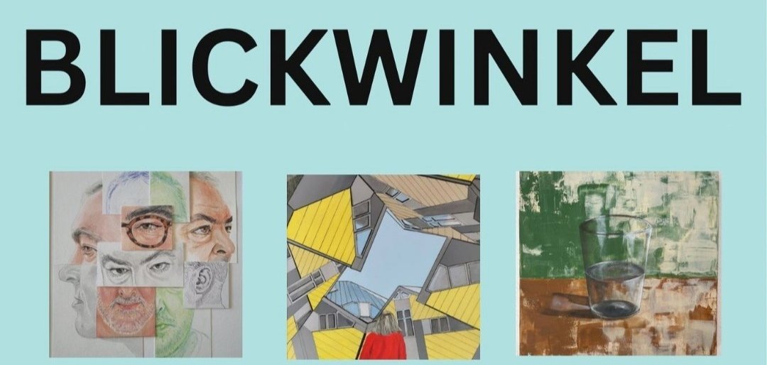 Plakat Ausstellung mit Werken aus dem Creativ-Atelier