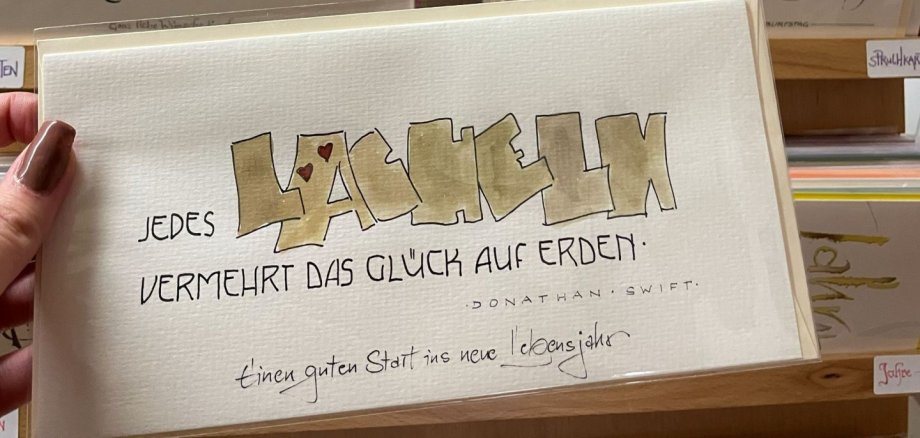 Karte Ausstellung Kalligraphie