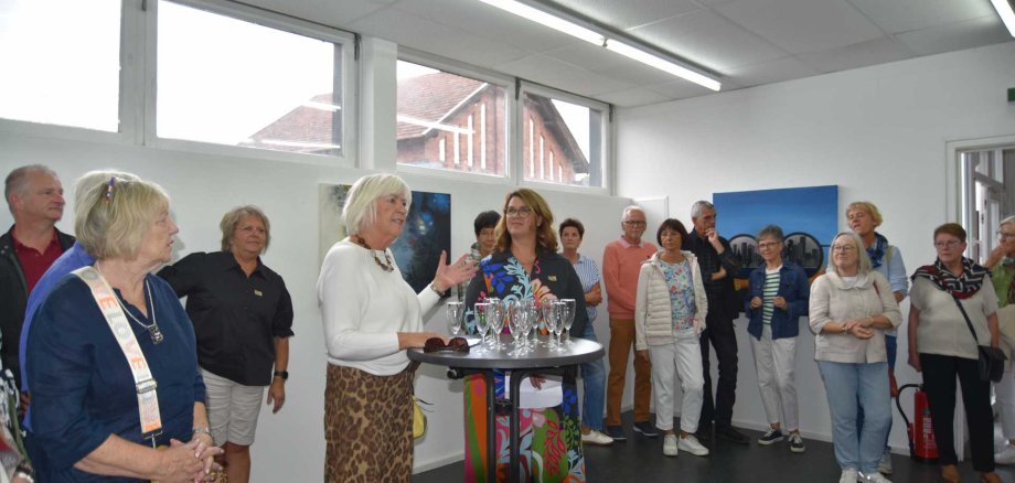 Plakat Ausstellung mit Werken aus dem Creativ-Atelier