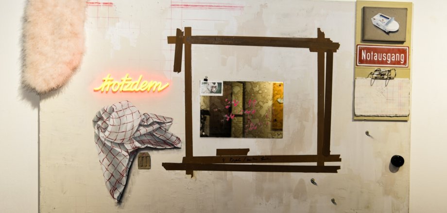 Kunstwerk zur Ausstellung Trotzdem