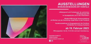 Plakat Ausstellung Widerspruch und Fortsetzung