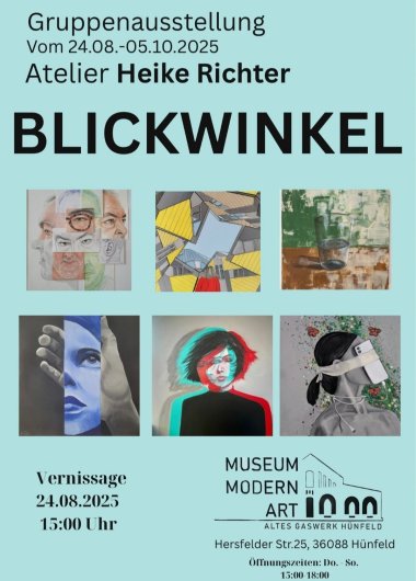 Plakat Ausstellung Blickwinkel