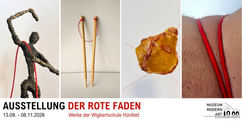 Flyer Vorderseite Der rote Faden