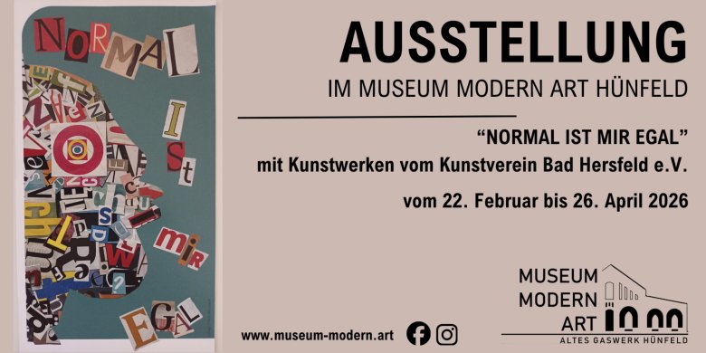 Normal ist mir egal - Flyer Vorderseite