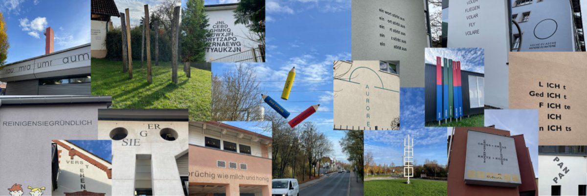 Collage Kunstwerke Offenes Buch