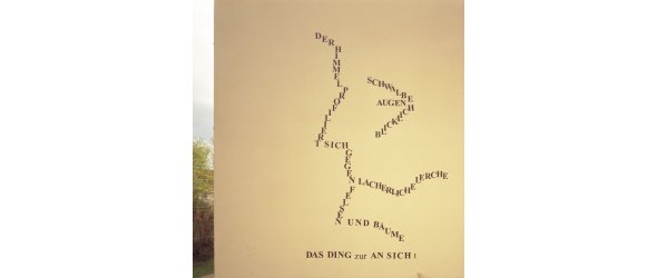 das ding zur an sich t Kunstwerk Offenes Buch