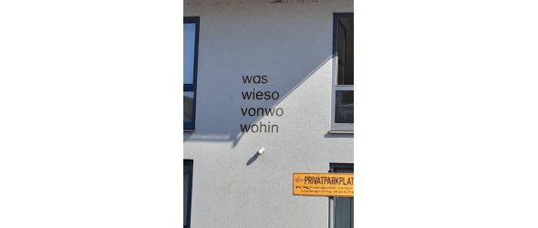 was wieso vonwo wohin Kunstwerk Offenes Buch