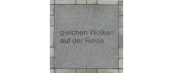 gleichen Wolken auf der Reise Kunstwerk Offenes Buch