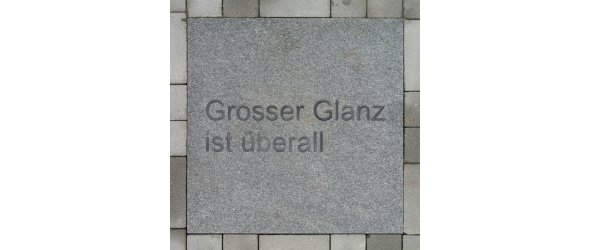 Großer Glanz ist überall Kunstwerk Offenes Buch