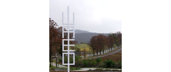 Skulptur Vokale Kunstwerk Offenes Buch