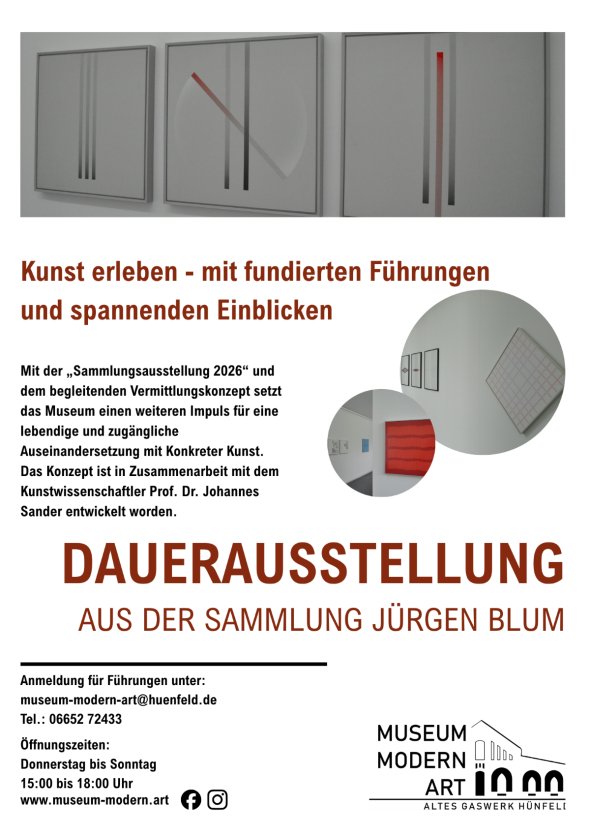 Plakat neue Dauerausstellung