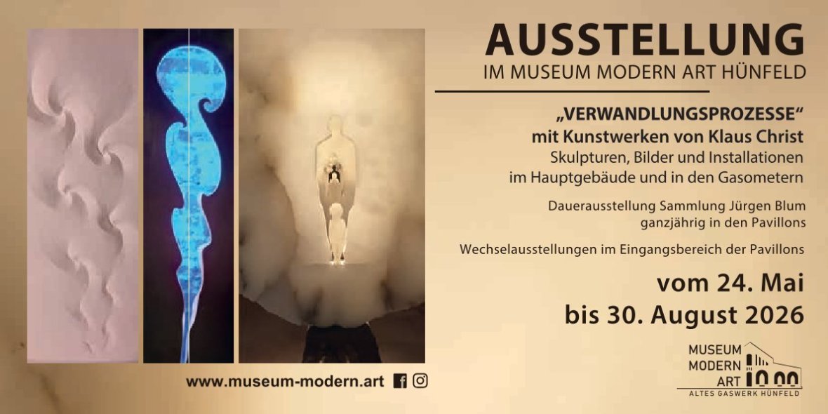 Verwandlungsprozesse Ausstellung Klaus Christ