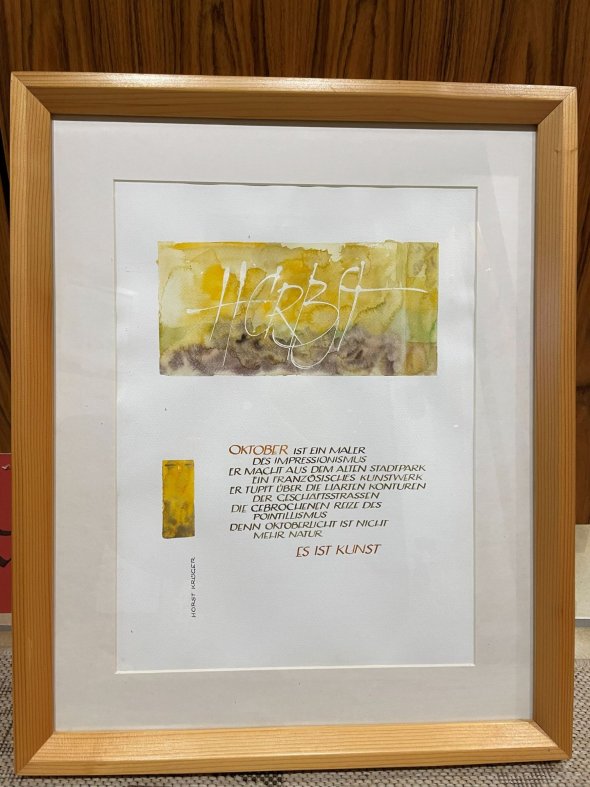 Bild Ausstellung Kalligraphie